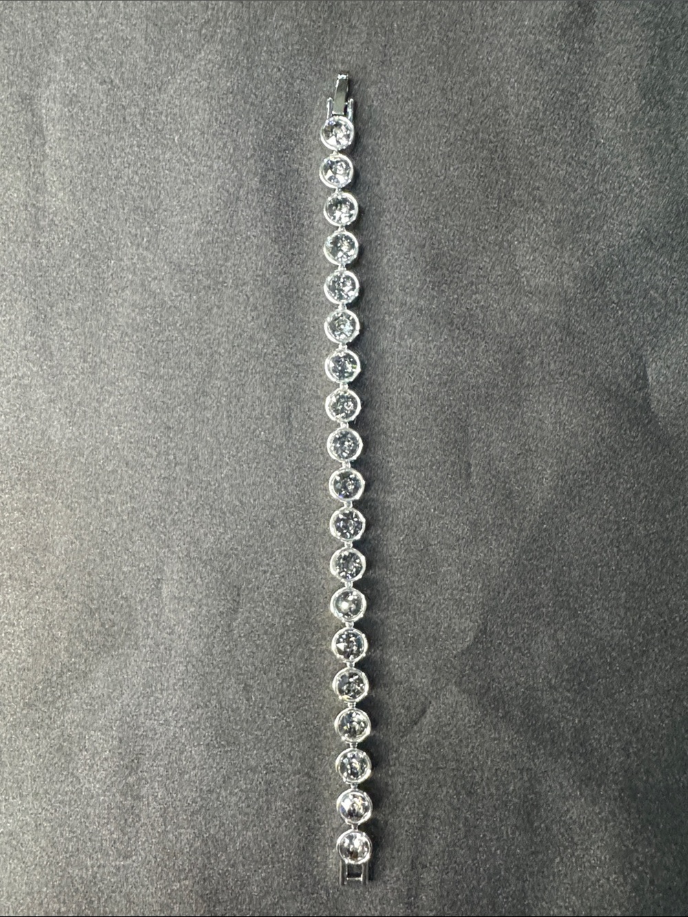 Touchstone Crystal by Swarovski, Ice Bracelet, Dark Gray, New in Box